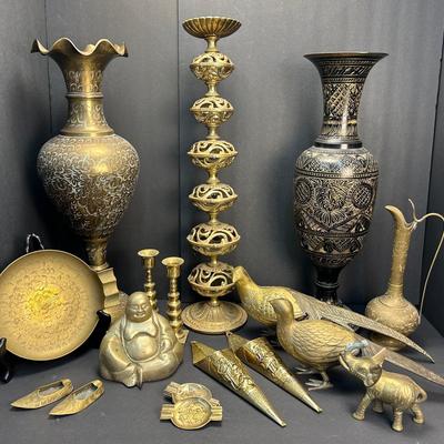 Brass & Metalware - Tallest Vase 20”h