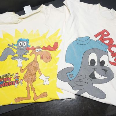 Vintage Rocky & Bullwinkle T-shirts - Size XL