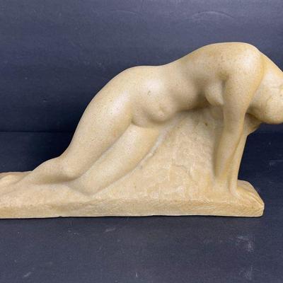 Vintage Vincent Glinsky “The Awakening” Stone Composite Statue – 12x7"