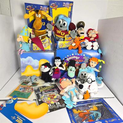 Rocky & Bullwinkle CVS Beanbag Plush Toys Complete Set Of 12, Plus Talking Dolls & More