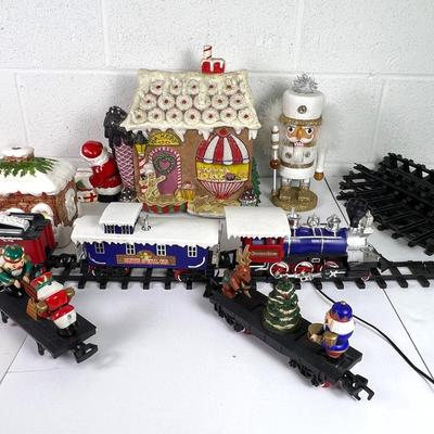 Fiber Optic Christmas House, Nutcracker Express Model Train, Nutcracker & More