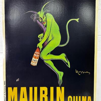 Leonetto Cappiello Maurin Quina Advertising Poster On Foam-core - 40x30”
