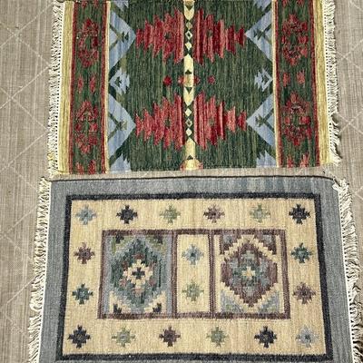 Turkish Area Rug Pair - 2x3’