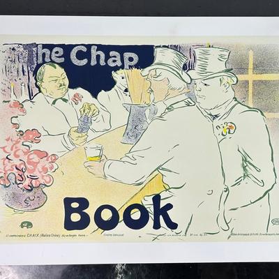 Print After Henri de Toulouse Lautrec “The Chap Book” - 19x26”