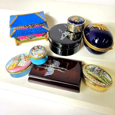 Halcyon Days, Limoges & More Trinket Boxes 
