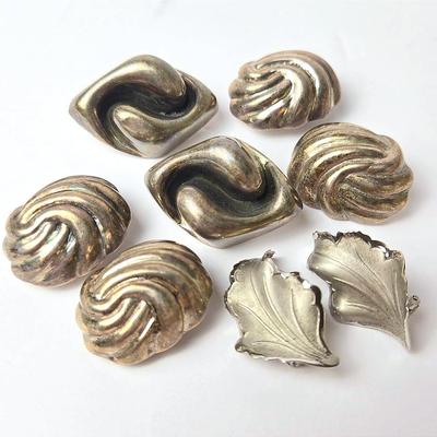 Sterling Silver Clip Earrings