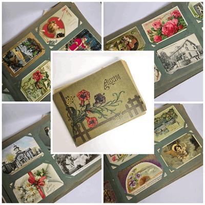 Vintage Postcard Album - Full of over 100 Postcards - Lot 2