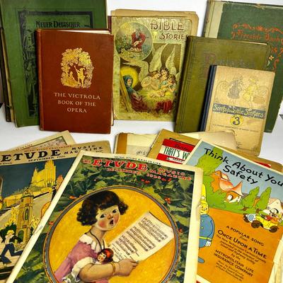 Vintage Sheet Music, The Etude Music Magazine, Music Books