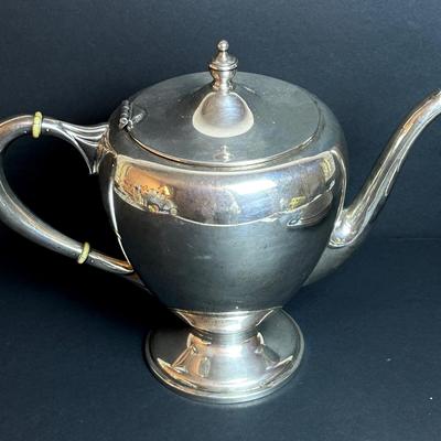 Sterling Silver Teapot - 7.5" High