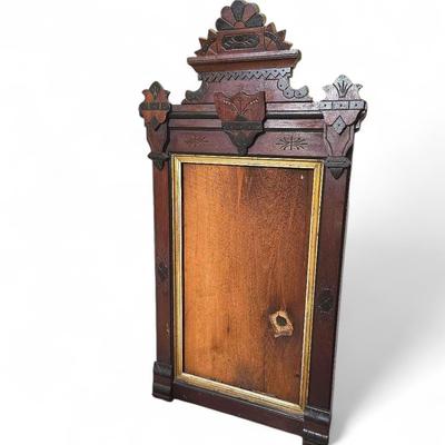 Antique Eastlake Style Walnut Mirror Frame - 43x23"
