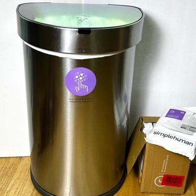 Simple Human Touch-less Stainless Waste Bin  