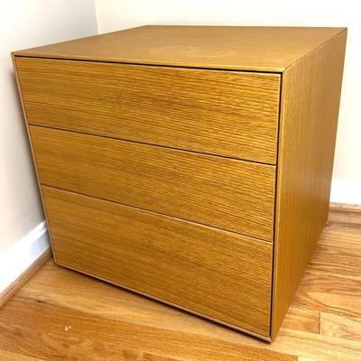 Treku Lauki Bedside Table, Laminated - 19.5x17x19”