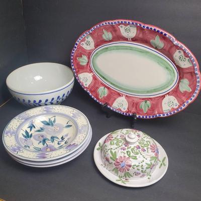 Solimene Vietri Cermica Serving Platter & More