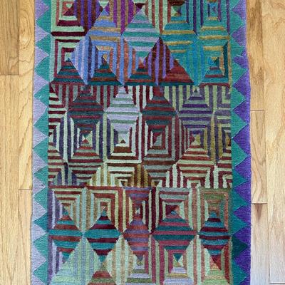 Sara Schneidman Designed Wool & Silk Area Rug - 2’X3’1”