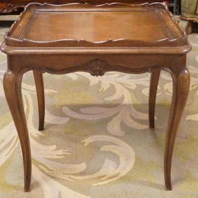 Sale Photo Thumbnail #288: 1286	FRENCH PROVENCIAL LAMP TABLE
