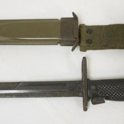 Sale Photo Thumbnail #131: 1130	IMPERIAL U.S. BAYONETE, APPROXIMATELY 11 IN, USM8A1
