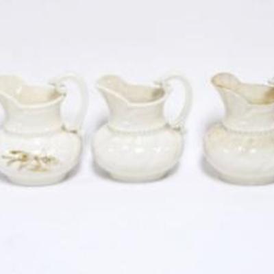 Sale Photo Thumbnail #40: 1040	GROUP OF ASSORTED LENOX PITCHERS, TALLEST APPROXIMATELY 8 IN 
