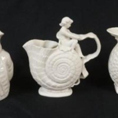 Sale Photo Thumbnail #38: 1038	GROUP OF ASSORTED LENOX PITCHERS INCLUDING ROMEO & JULIET, PATRIOTS PITCHER, TALLEST APPROXIMATELY 9 IN
