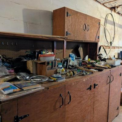 Assorted hardware and tools