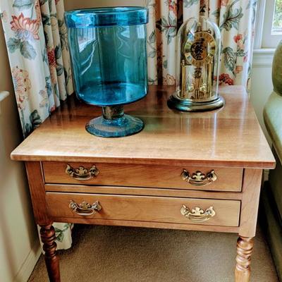 Sale Photo Thumbnail #4: Stickley end tables, Cherry, 26" x 26" top