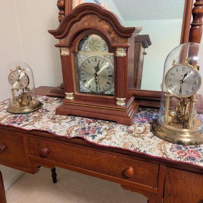 Sale Photo Thumbnail #98: Two German anniversay clocks, Kerr and Schatz