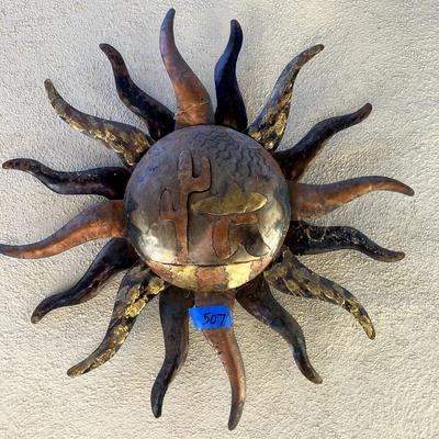 Wall Art Sun and Cactus