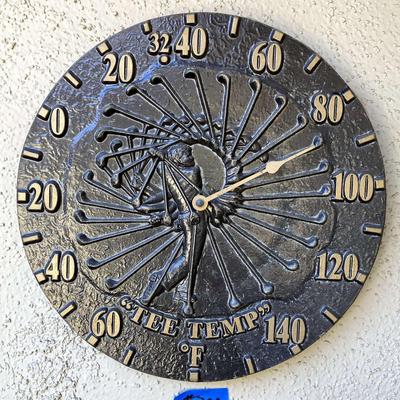 Golf Themed Patio Thermometer
