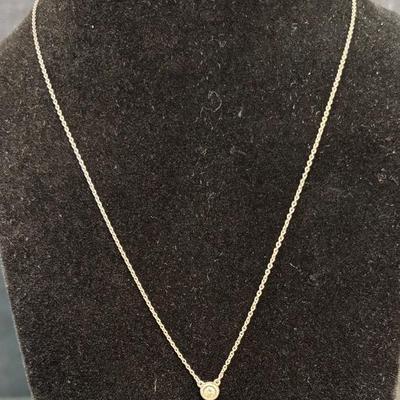 Tiffany Elsa Peretti Solitaire Necklace - Authenticated 