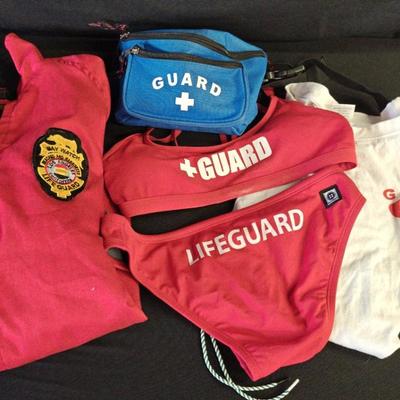 Baywatch Jacket with Women Lifeguard Costume  