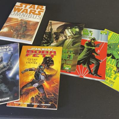 Star Wars Boba Fett and The Green Hornet Comic Books
