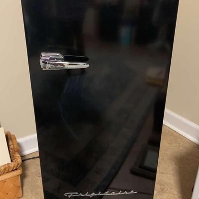 Small Black Frigidaire Beverage Fridge