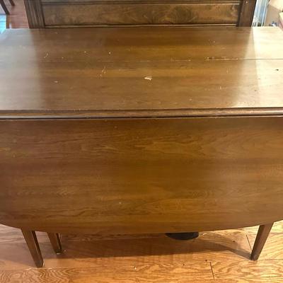 Abernathy Furniture Company Wooden Drop Leaf Table