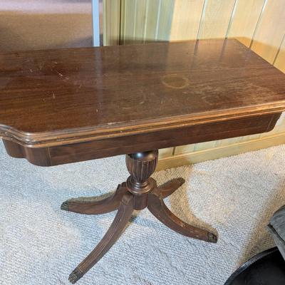 Vintage Duncan Phyfe Style Game Table