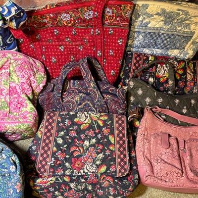 Assorted Vera Bradley Purses & Handbags 