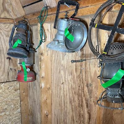 Lot Of Vintage Lanterns 