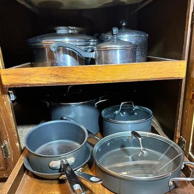 Emeril, Faberware & Mardigian Pots & Pans