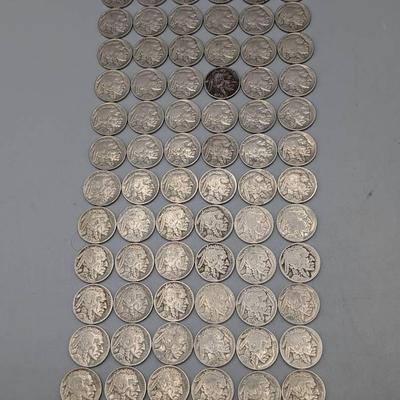 72 Buffalo Nickels