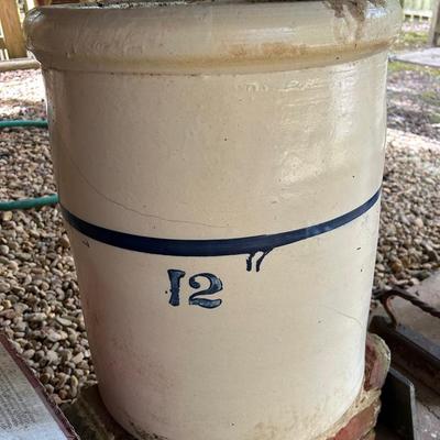12 Gal. Stoneware Crock 
