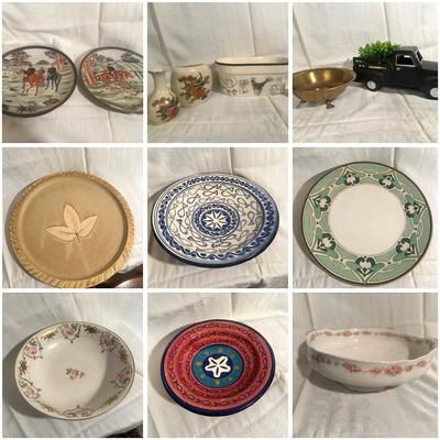 Lot of Handpainted China, Pottery & More