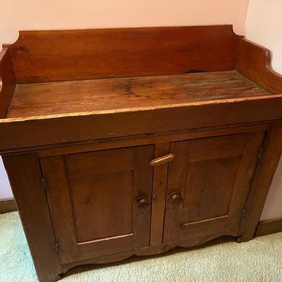 Vintage Handcrafted Dry Sink/Washstand