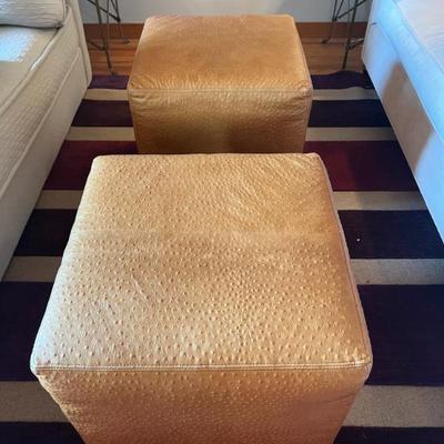 Sale Photo Thumbnail #42: WS Leather Ottomans 