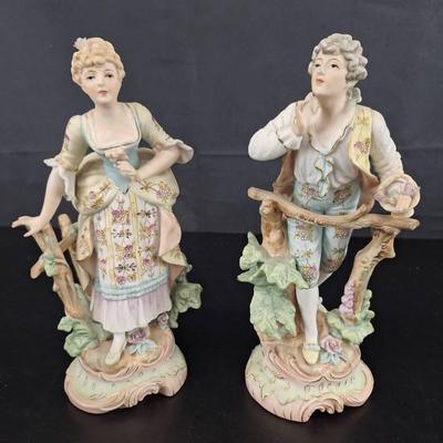 2 Vintage Statues Parelene Arnart 