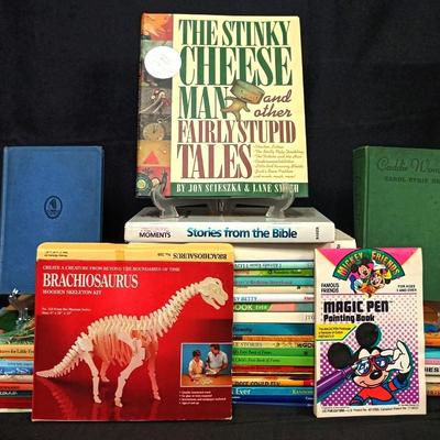 Large Assortment of Children’s Books w/Extras