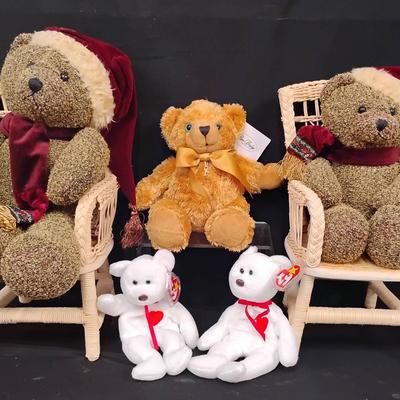 Teddy Bears By Russ, ty Beanie Babies, & Benny Bear