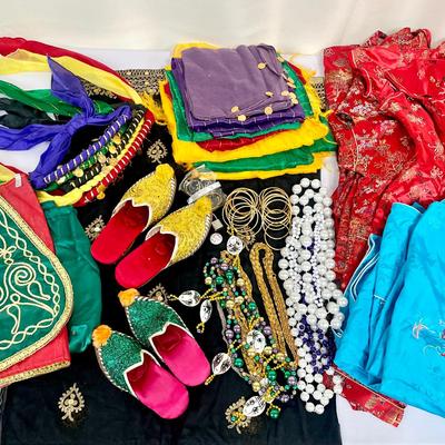 Children’s Mardi Gras, Costume And Traditional Chinese Embroidery