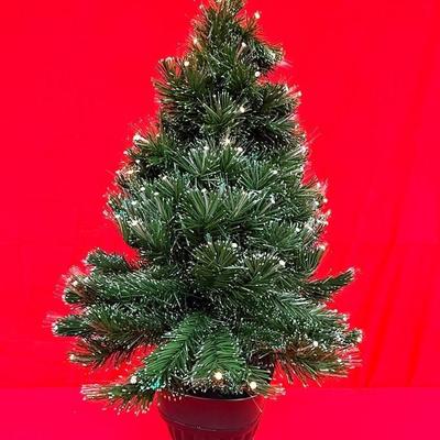 3-Foot Fiber Optic Christmas Tree with Multicolor Lights