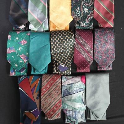 Designer & Vintage Men’s Tie Collection – Yves Saint Laurent, Pierre Cardin & More