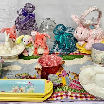 Easter Serving Trays, Ceramic Decor, Place Mats And More!