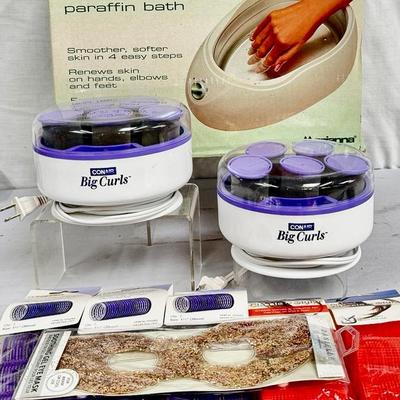 Brand New Christine Ashley Paraffin Bath, 2x Conair Big Curls + More! 
