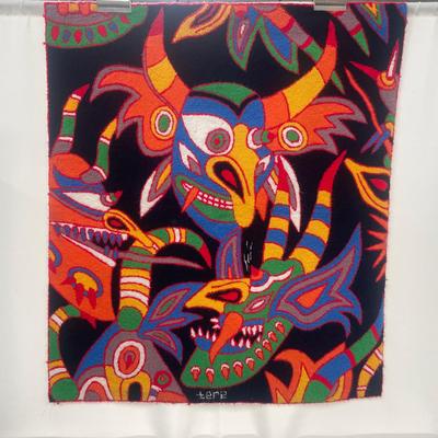 Huichol Yarn Painting